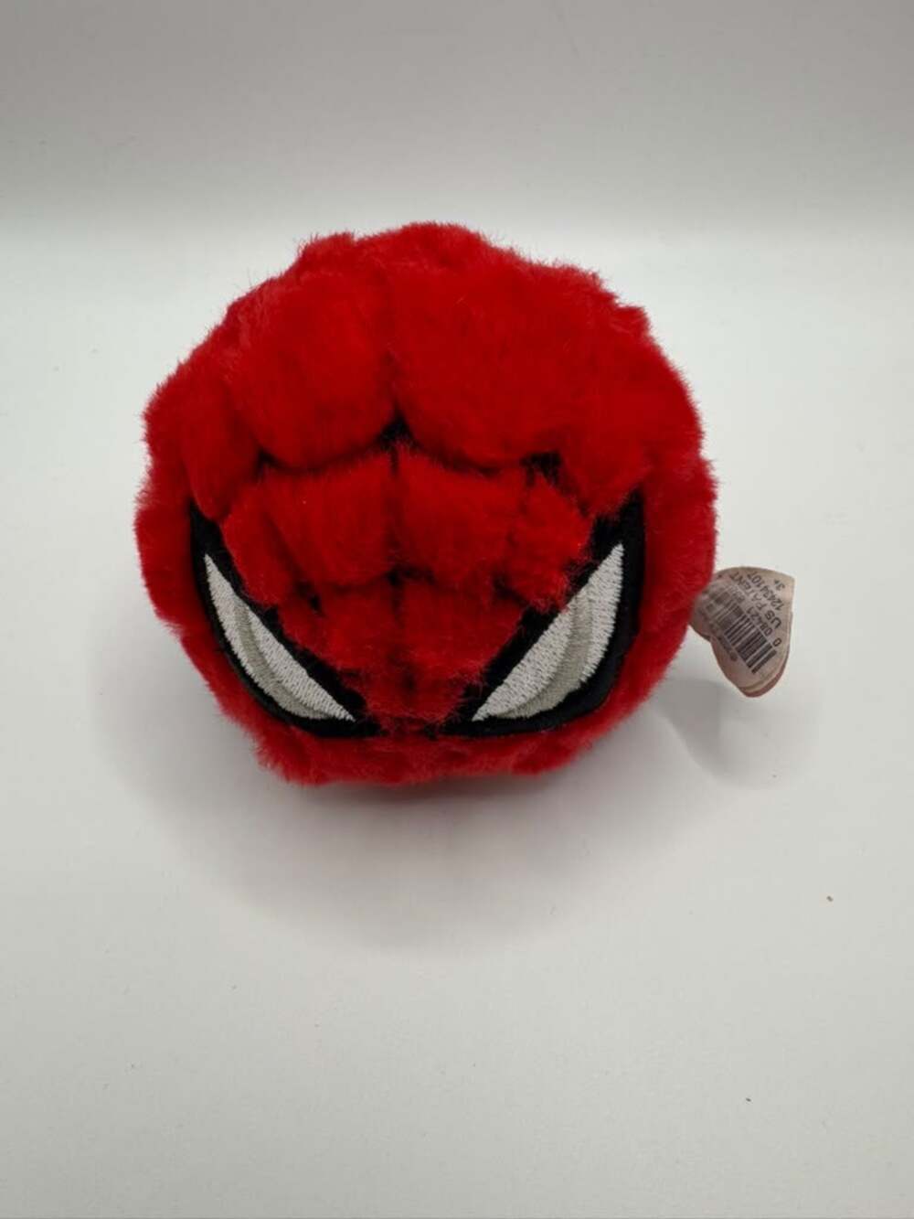 Ty Marvel Spider-Man Bouncers Plush Ball Red Blue Embroidered Eyes Spider